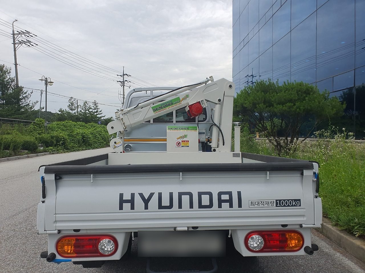 뒤에서 본 수납 상태
